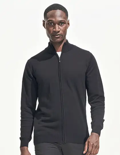 Men´s Zipped Knitted Cardigan Gordon – Artikelnummer L413