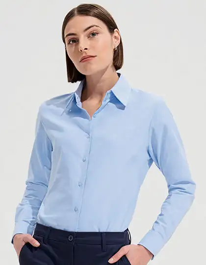 Women´s Oxford-Blouse Embassy Long Sleeve – Artikelnummer L611
