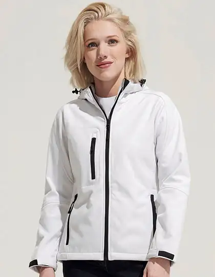 Women´s Hooded Softshell Jacket Replay – Artikelnummer L849