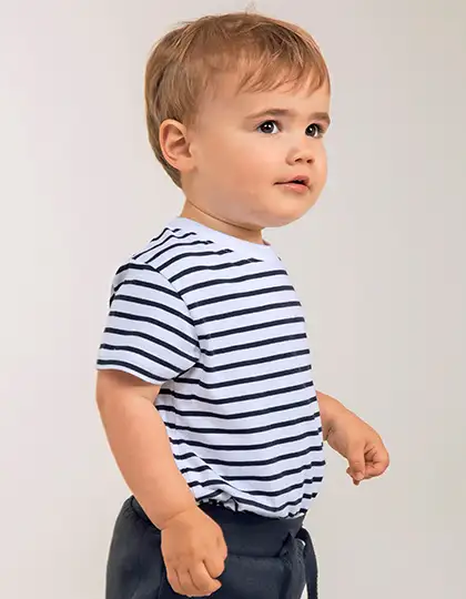 Short Sleeved Stripe T Shirt – Artikelnummer LW027