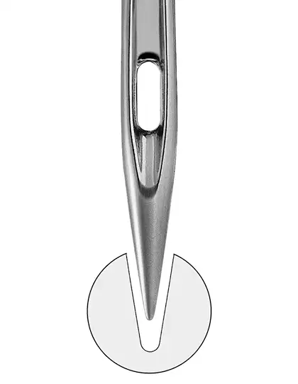 Nadeln 75er mit spitzer Spitze (100 Stück) – Artikelnummer MD502