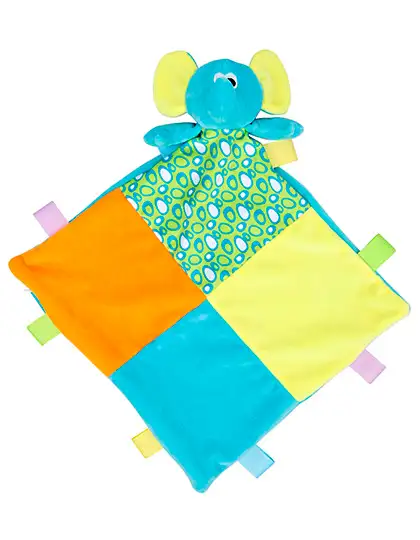 Baby Multi Coloured Comforter With Rattle – Artikelnummer MM701