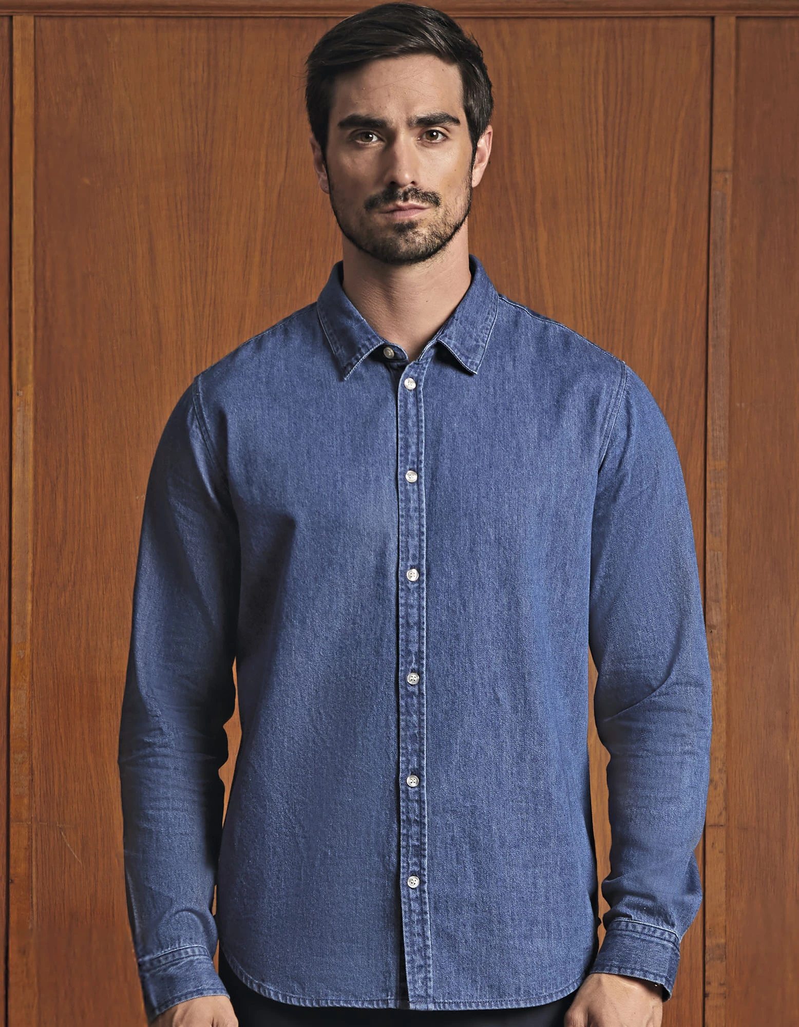 Men´s High-End Denim Shirt Bennett – Artikelnummer NB4796