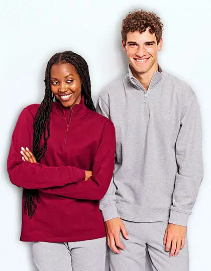 Unisex Quarter Zip Sweatshirt – Artikelnummer NE73701
