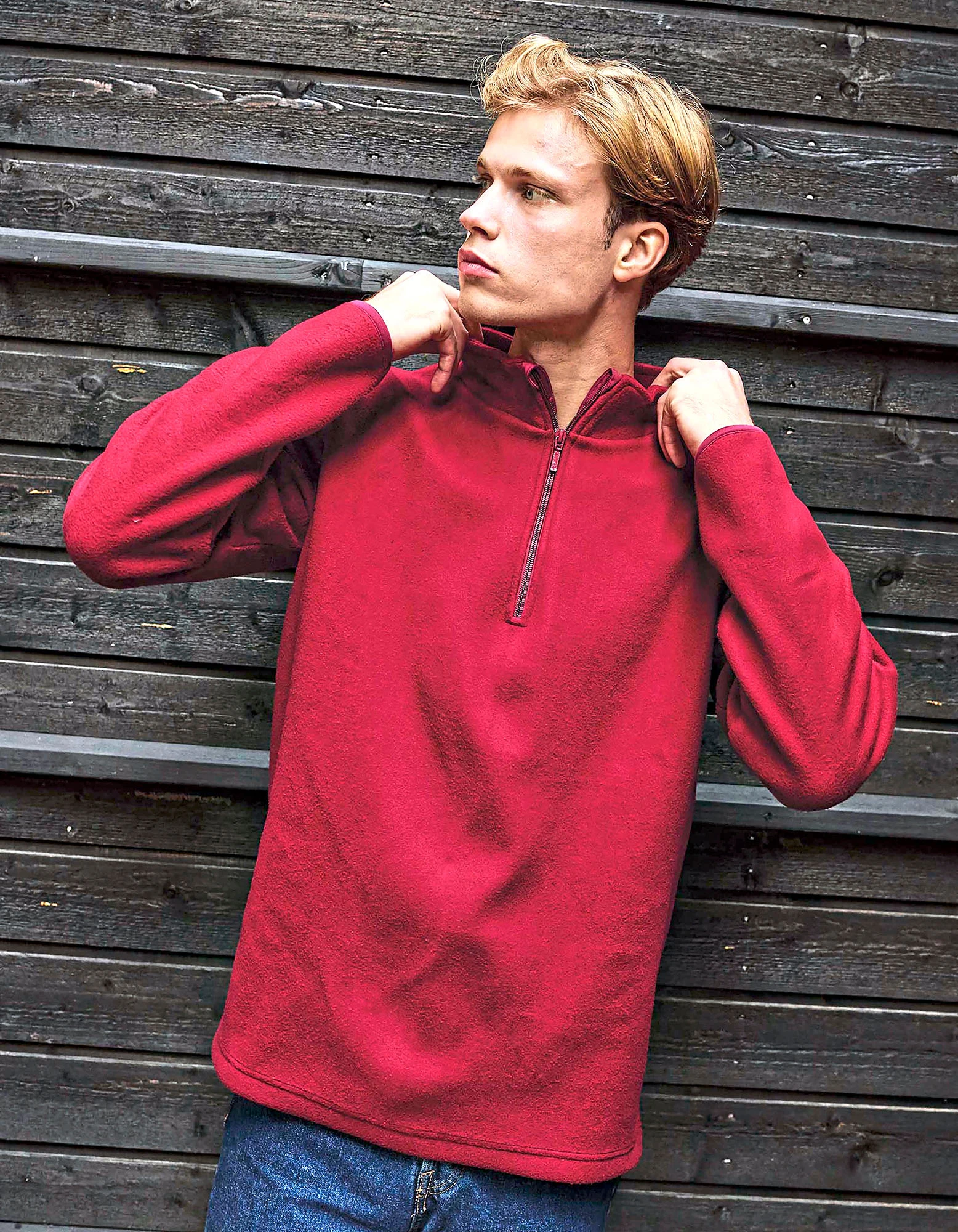 Recycled Fleece Quarter Zip – Artikelnummer NER73603