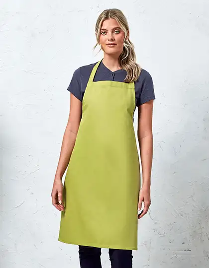 Organic Cotton Bib Apron (No Pocket) – Artikelnummer PW102