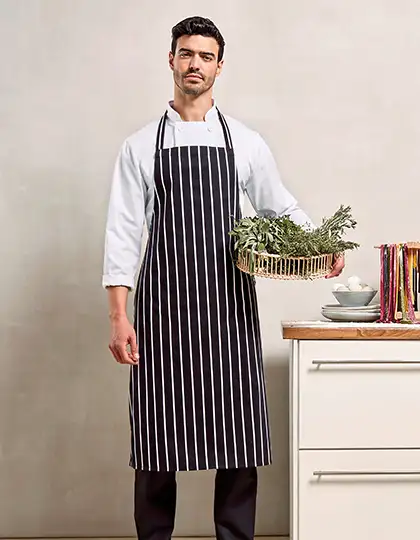 Striped Bib Apron – Artikelnummer PW110