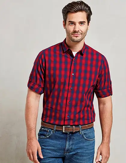 Men´s Mulligan Check Cotton Long Sleeve Shirt – Artikelnummer PW250