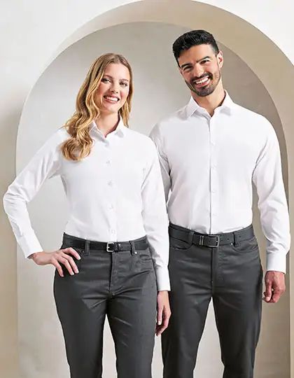 Women’s Long Sleeve ‘Recyclight’ Poplin Shirt – Artikelnummer PW303