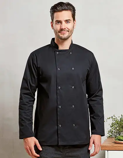Chef´s Long Sleeve Stud Jacket – Artikelnummer PW665