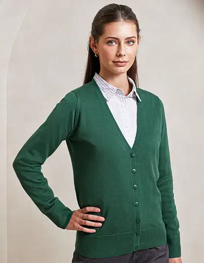 Women´s Button Through Knitted Cardigan – Artikelnummer PW697