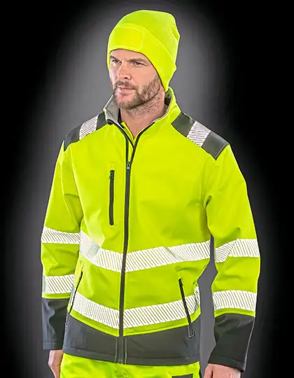 Printable Ripstop Safety Softshell Jacket – Artikelnummer RT476
