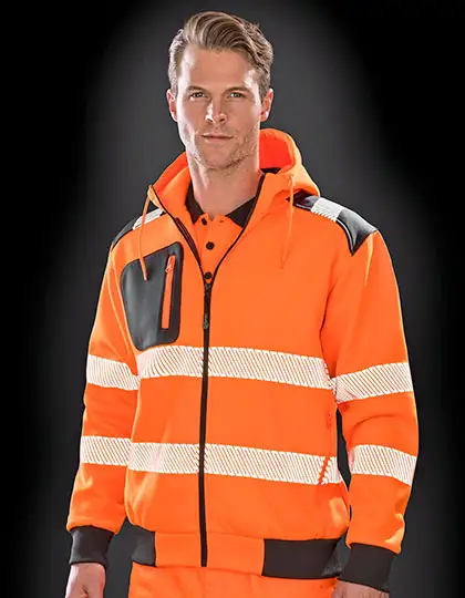 Recycled Zipped Safety Hoody – Artikelnummer RT503