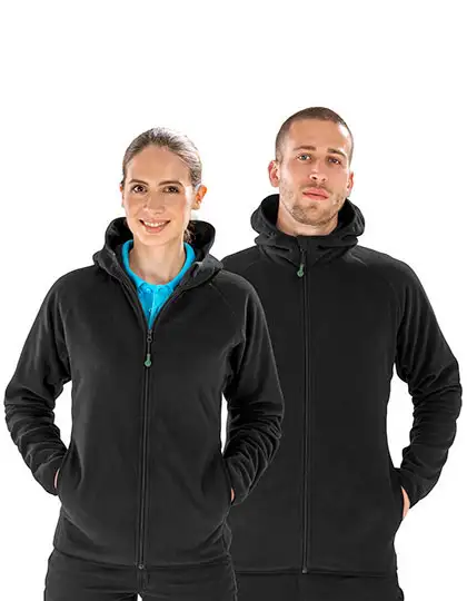 Recycled Hooded Microfleece Jacket – Artikelnummer RT906
