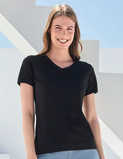 Women´s Feel Good Stretch V-Neck T – Artikelnummer SF122