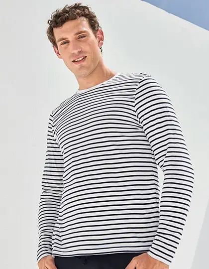Unisex Long Sleeved Striped T – Artikelnummer SFM204