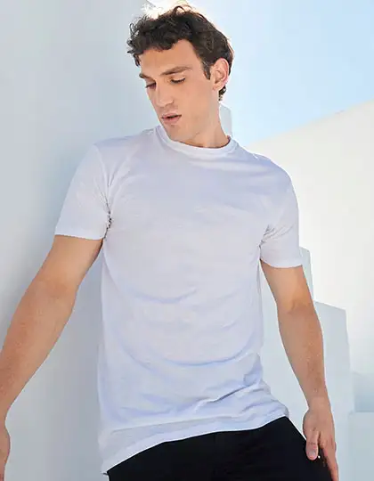 Men´s Longline T-Shirt With Dipped Hem – Artikelnummer SFM258