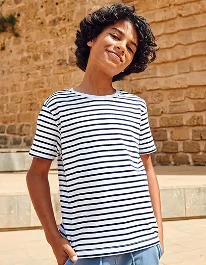 Kids´ Striped T – Artikelnummer SM202