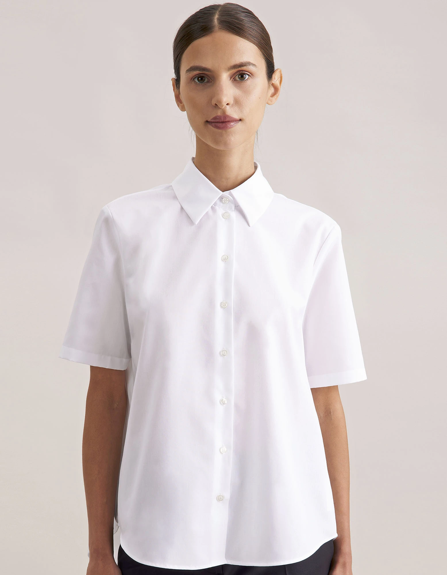 Women´s Oversize Popeline Blouse Shortsleeve – Artikelnummer SN145942
