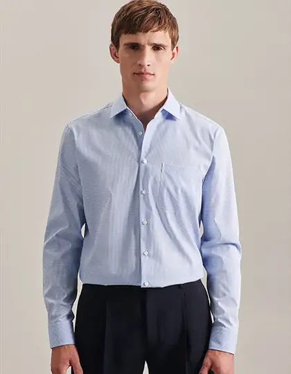 Men´s Shirt Regular Fit Check/Stripes Long Sleeve – Artikelnummer SN193600