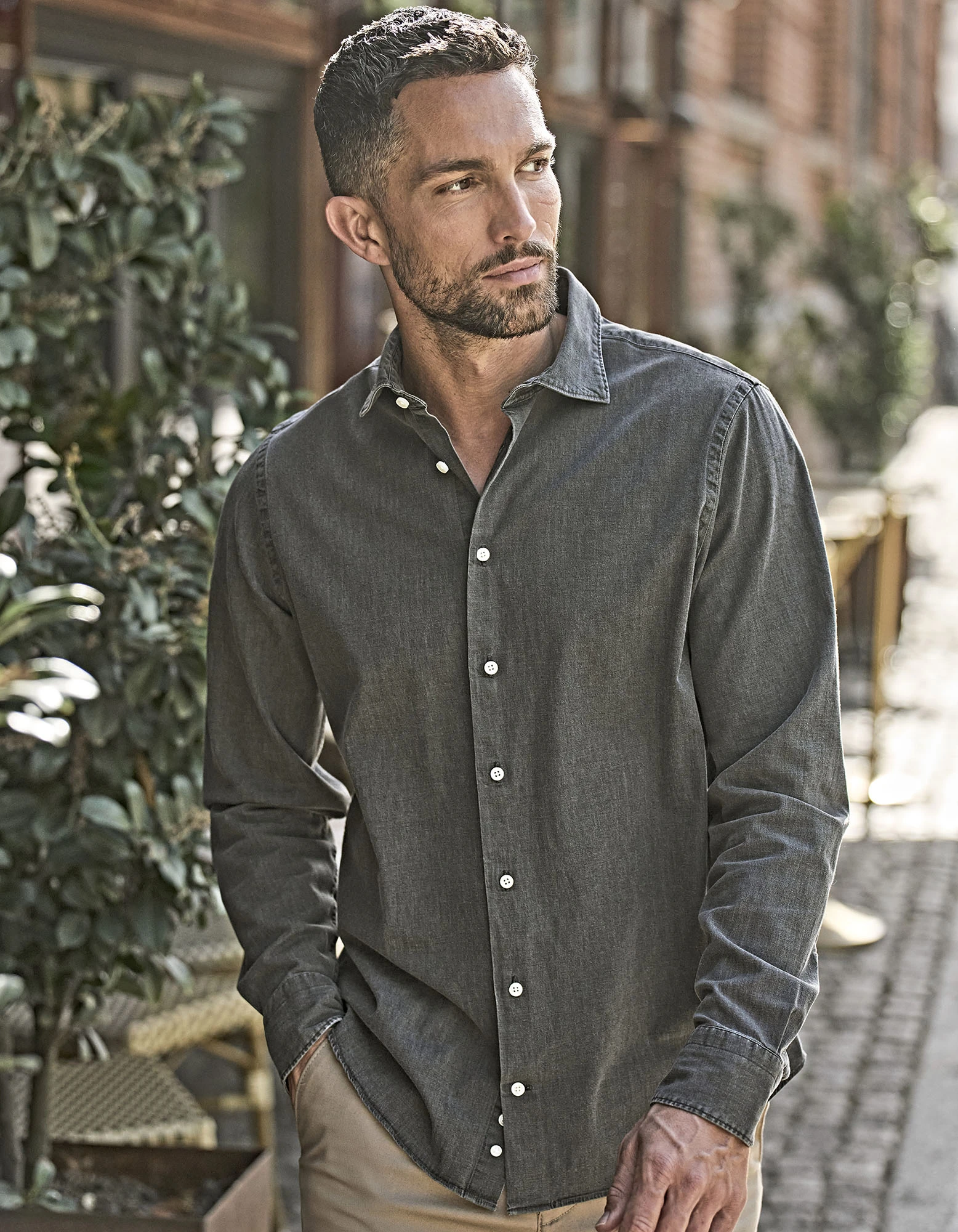 Denim shirt – Artikelnummer TJ4004