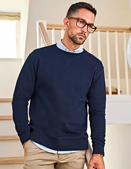 Ribbed Interlock Crew Neck – Artikelnummer TJ5504