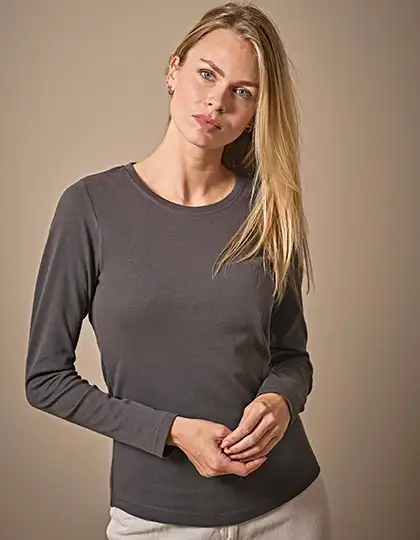 Women´s Long Sleeve Interlock Tee – Artikelnummer TJ590