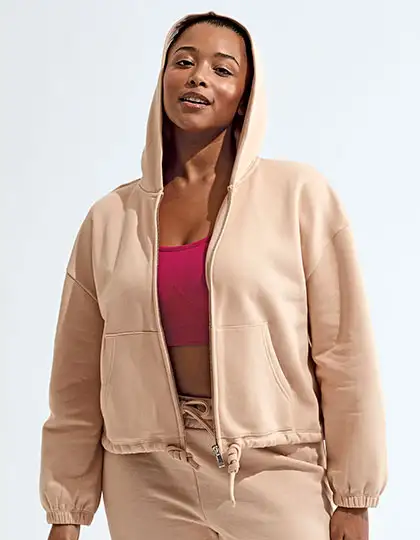 Women´s Recycled Drawstring Full-Zip Hoodie – Artikelnummer TR601