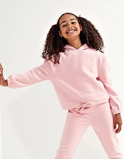 Kids Recycled Cropped Oversize Hoodie – Artikelnummer TR85B