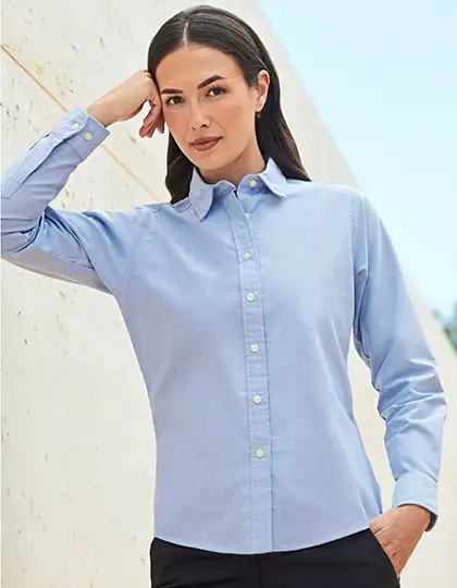 Ladies´ Classic Long Sleeved Oxford Shirt – Artikelnummer W511