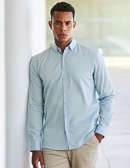 Men´s Long Sleeved ´Cotton Feel´ Coolplus® Shirt – Artikelnummer W582