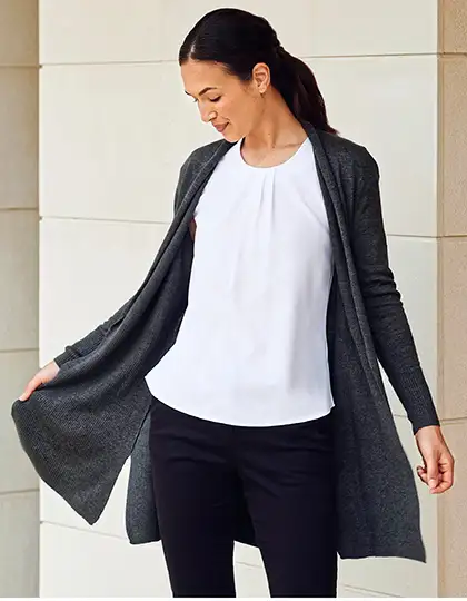 Ladies´ Longline Open Cardigan – Artikelnummer W719