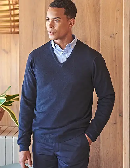 Men´s Lightweight V-Neck Jumper – Artikelnummer W720