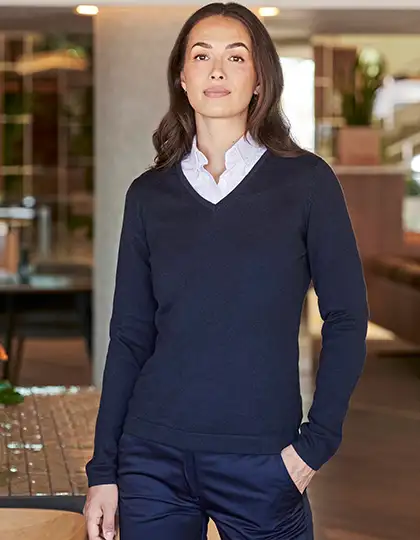 Ladies´ Lightweight V-Neck Jumper – Artikelnummer W721