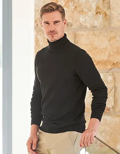 Men´s Roll Neck Jumper – Artikelnummer W727