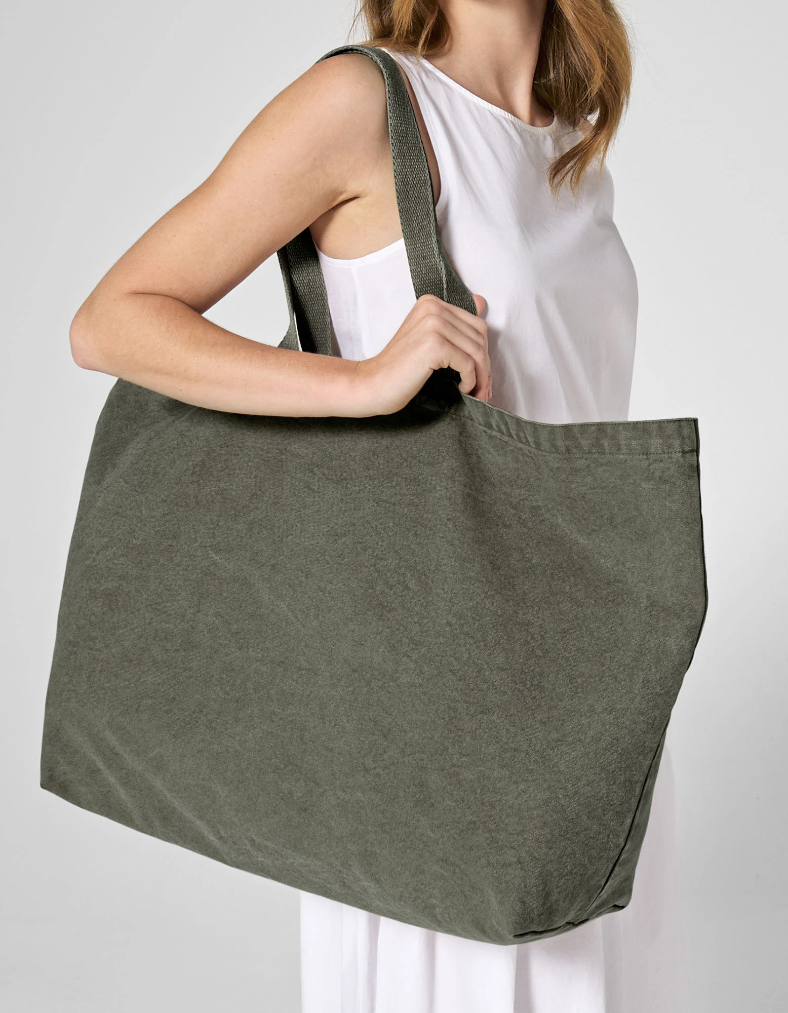 Garment Dyed Oversized Tote Bag – Artikelnummer WM348