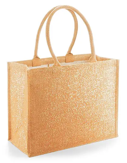 Shimmer Jute Shopper – Artikelnummer WM437