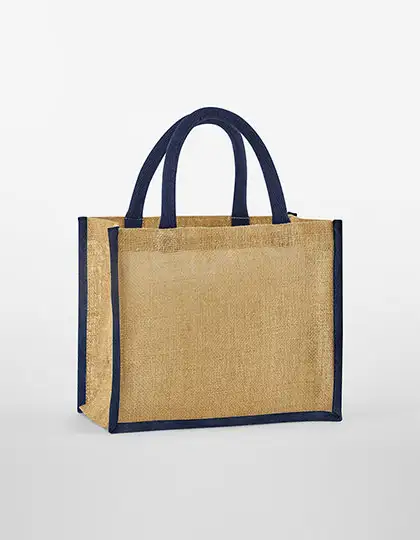 Natural Starched Jute Midi Bag – Artikelnummer WM473