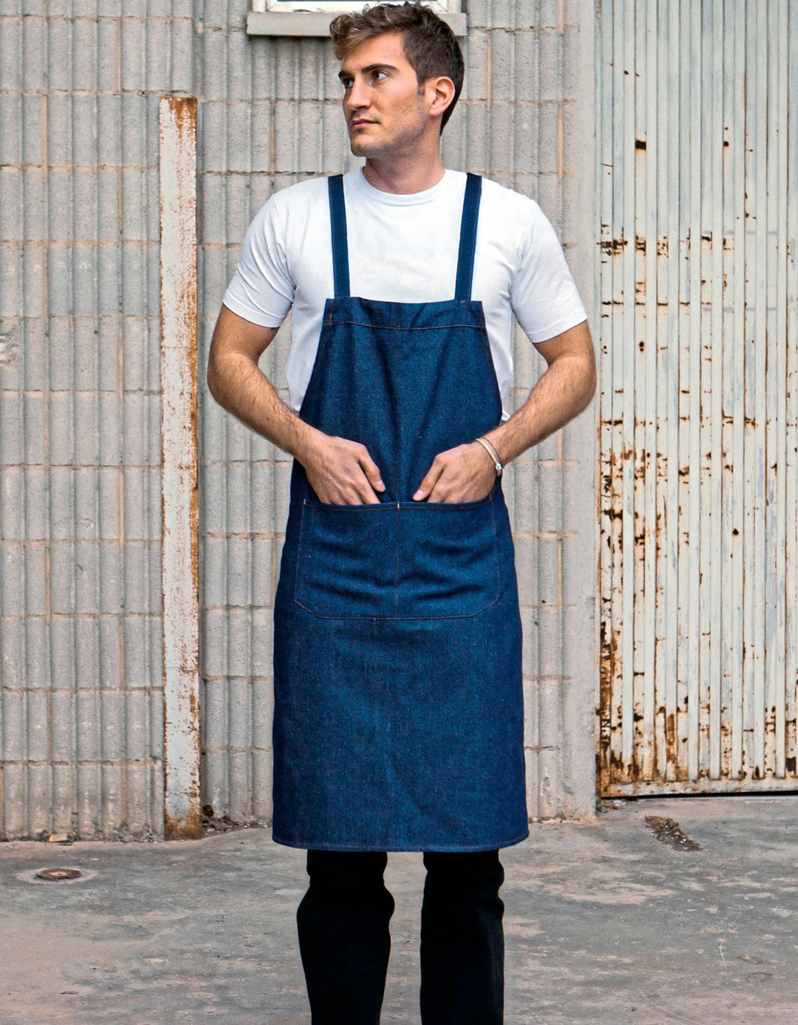 Hobby apron with cross bands and pocket – Artikelnummer X9090P