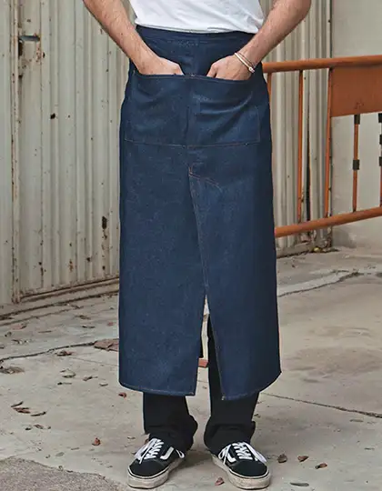 Jeans Bistro Apron With Split – Artikelnummer X992