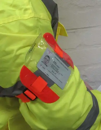 Reflective ID Arm Bands – Artikelnummer YK003