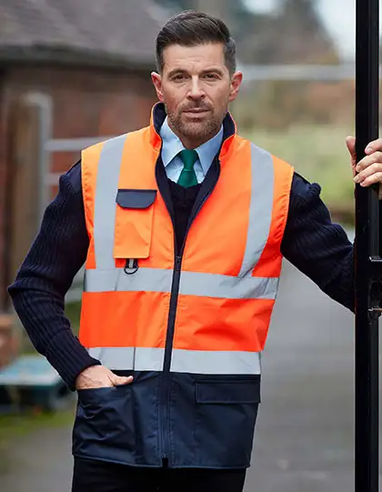 Hi-Vis Two-Tone Bodywarmer – Artikelnummer YK005