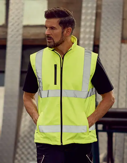Hi-Vis Softshell Gilet – Artikelnummer YK006