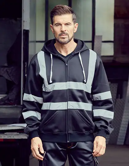 Hi-Vis Zip Hoodie – Artikelnummer YK07