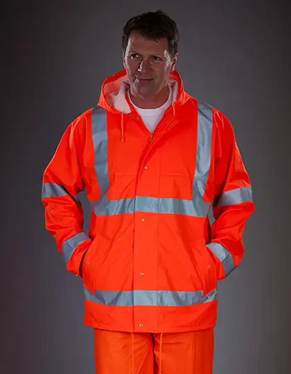 Hi-Vis Soft Flex Breathable Rain Jacket – Artikelnummer YK450