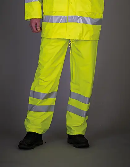 Hi-Vis Soft Flex Breathable Rain Trousers – Artikelnummer YK451