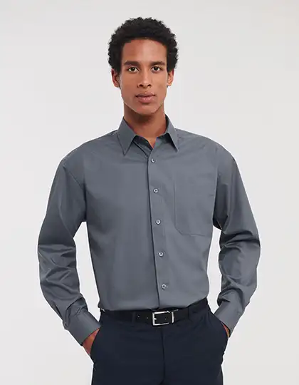 Men´s L/S Poly-Cotton Easy Care Poplin Shirt – Artikelnummer Z934