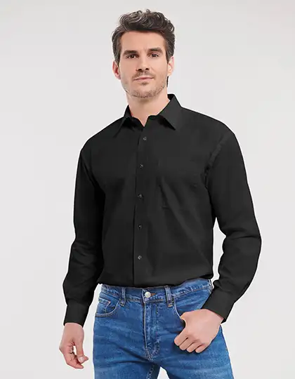 Men´s L/S Pure Cotton Easy Care Poplin Shirt – Artikelnummer Z936