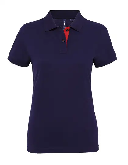 Ansicht 5 – Women´s Classic Fit Contrast Polo (AQ022)