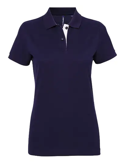 Ansicht 3 – Women´s Classic Fit Contrast Polo (AQ022)